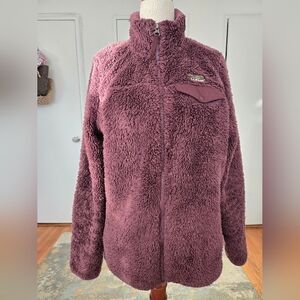 L.L. Bean Women's Plum Teddy Jacket